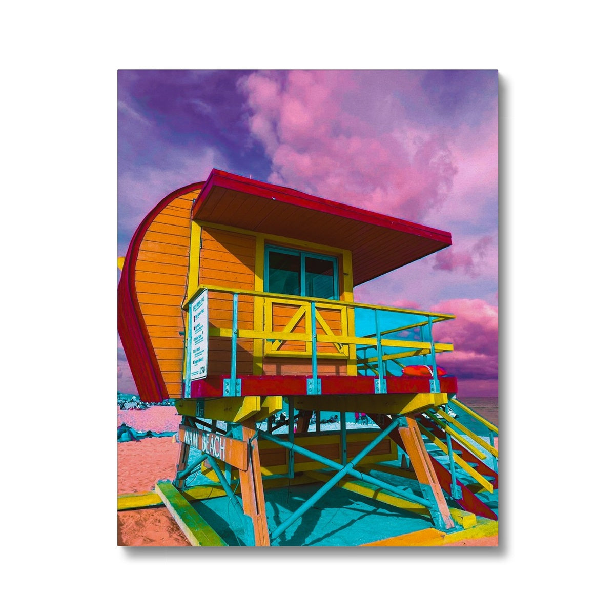 Miami Beach 2 - Canvas