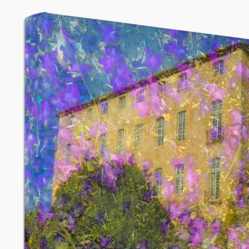 Entrecasteaux village castle - Canvas