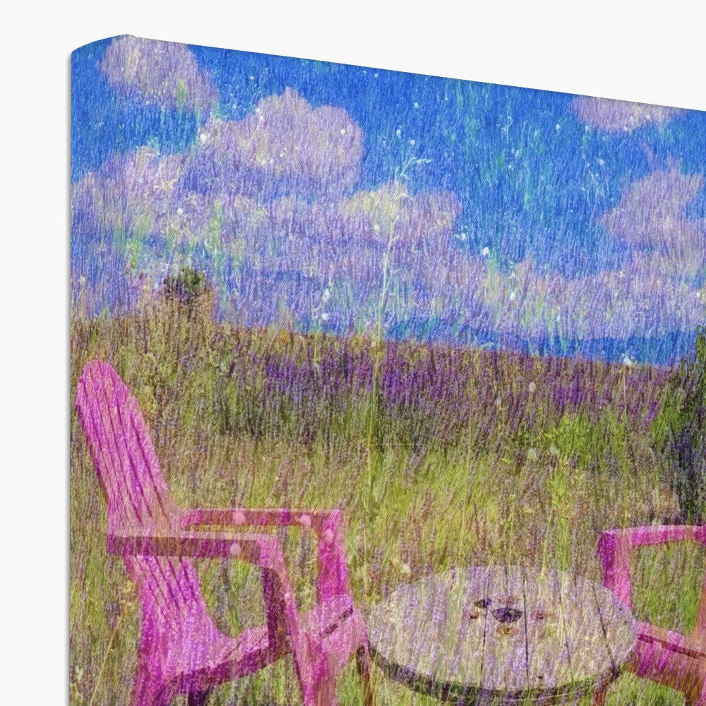 2 chairs in Provence - Canvas