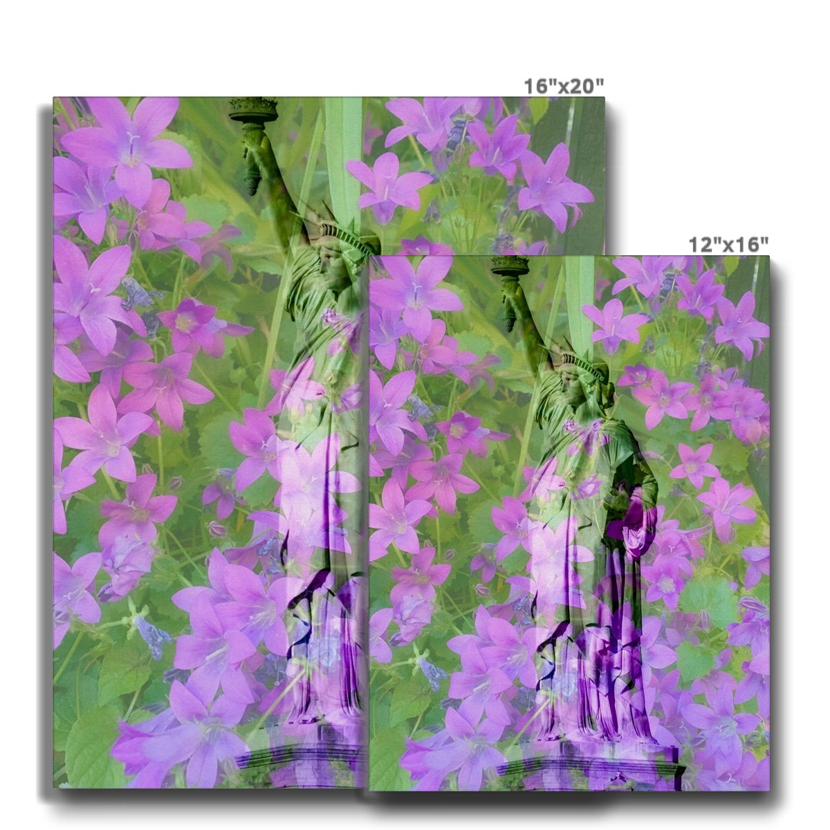 Staue of Liberty Purple - Canvas