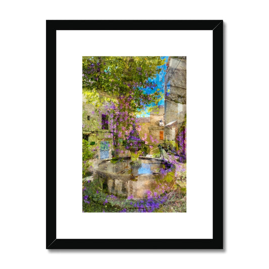 Flayosc village fountain - Framed