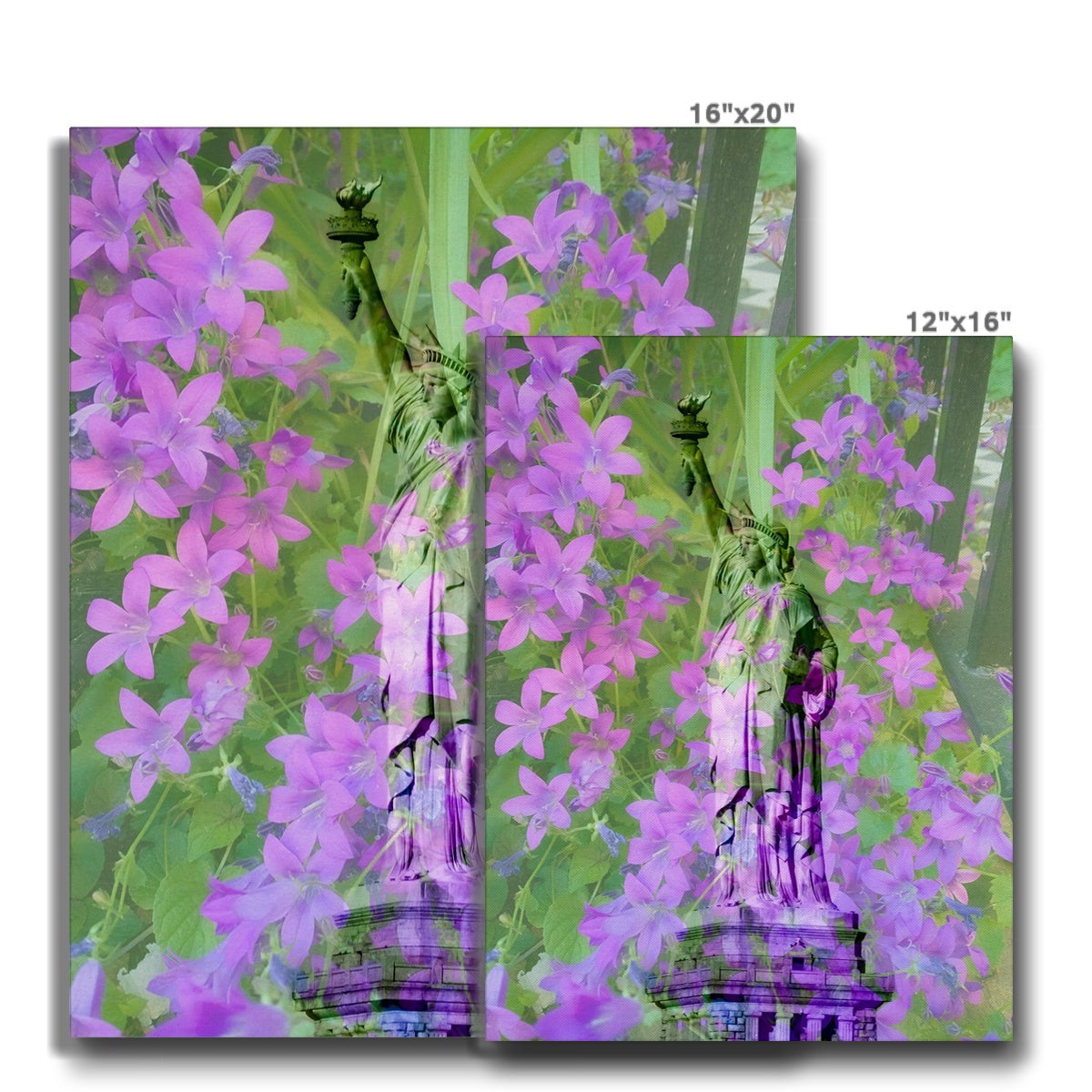 Staue of Liberty Purple - Canvas