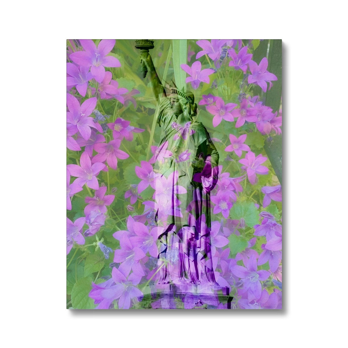 Staue of Liberty Purple - Canvas