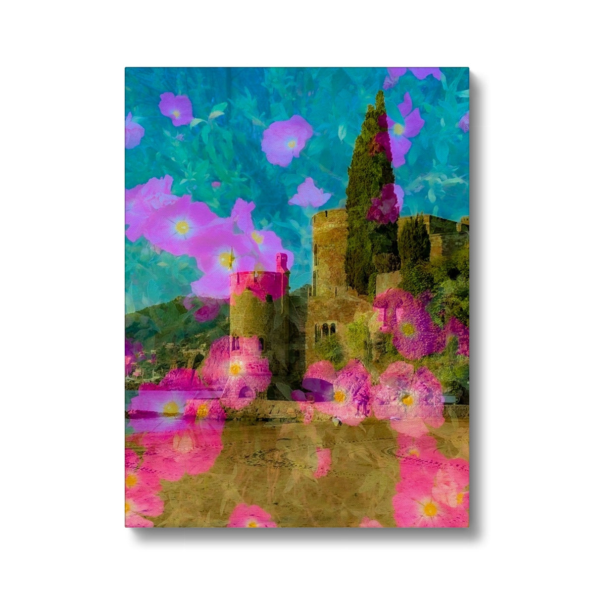 Theoule sur Mer castle - Canvas