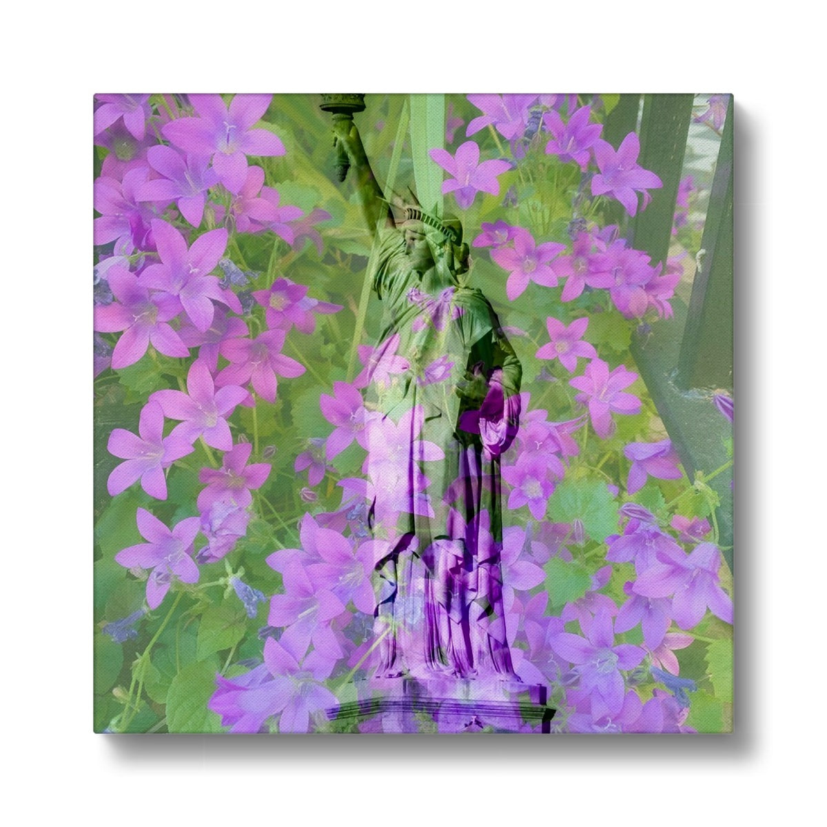 Staue of Liberty Purple - Canvas