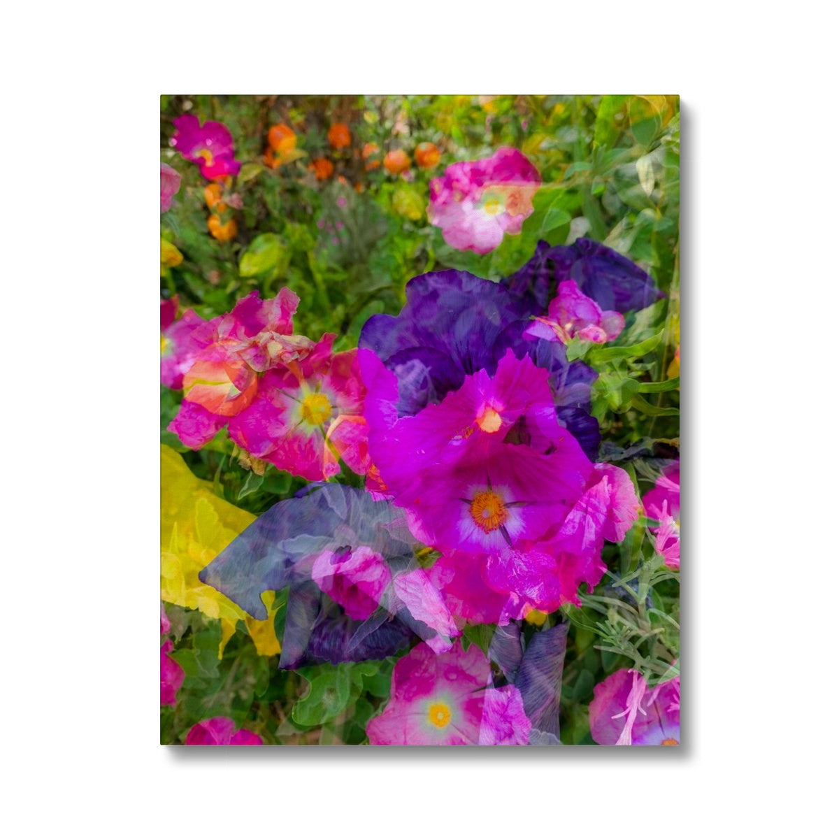 Flowers Purple - Canvas