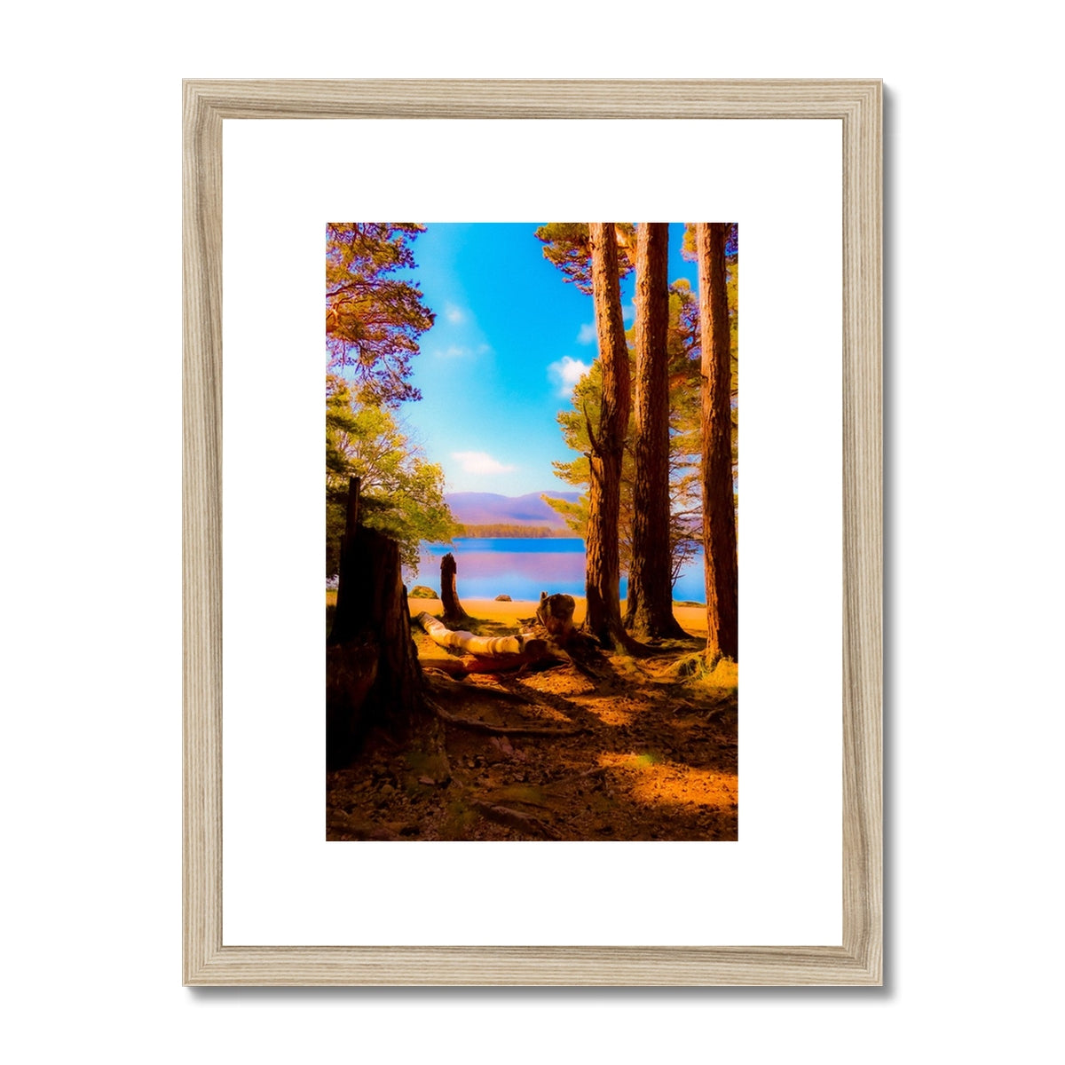 Lake in Scotland - Framed