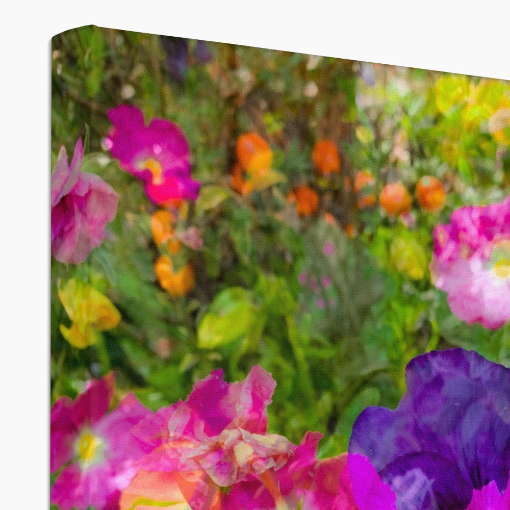 Flowers Purple - Canvas