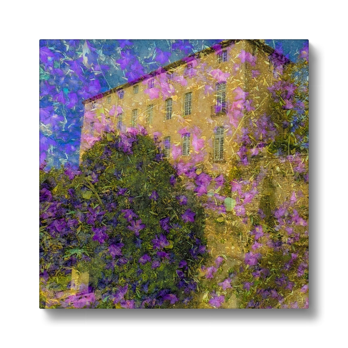 Entrecasteaux village castle - Canvas