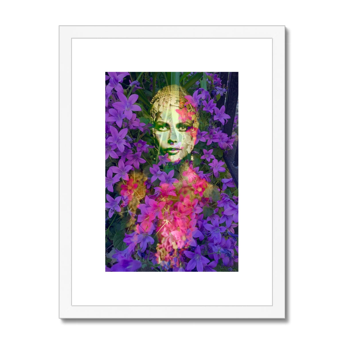 Woman Purple - Framed