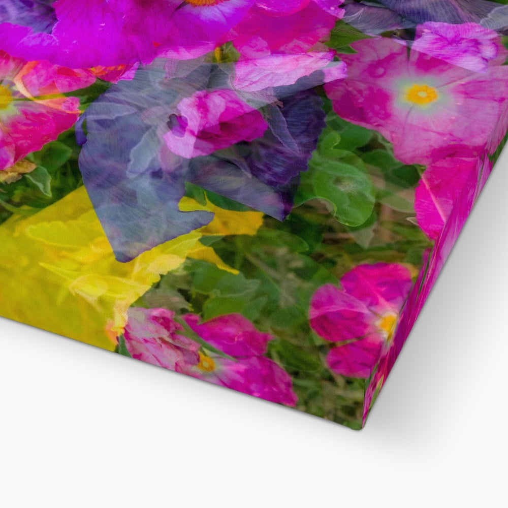 Flowers Purple - Canvas