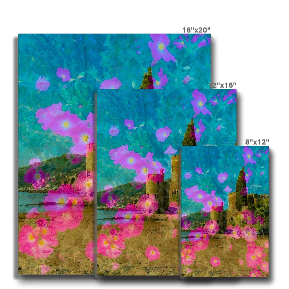 Theoule sur Mer castle - Canvas