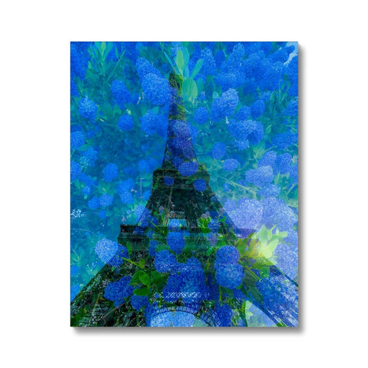 Tour Eiffel Bleue - Canvas
