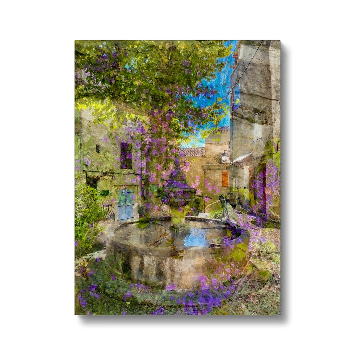 Flayosc village fountain - Canvas