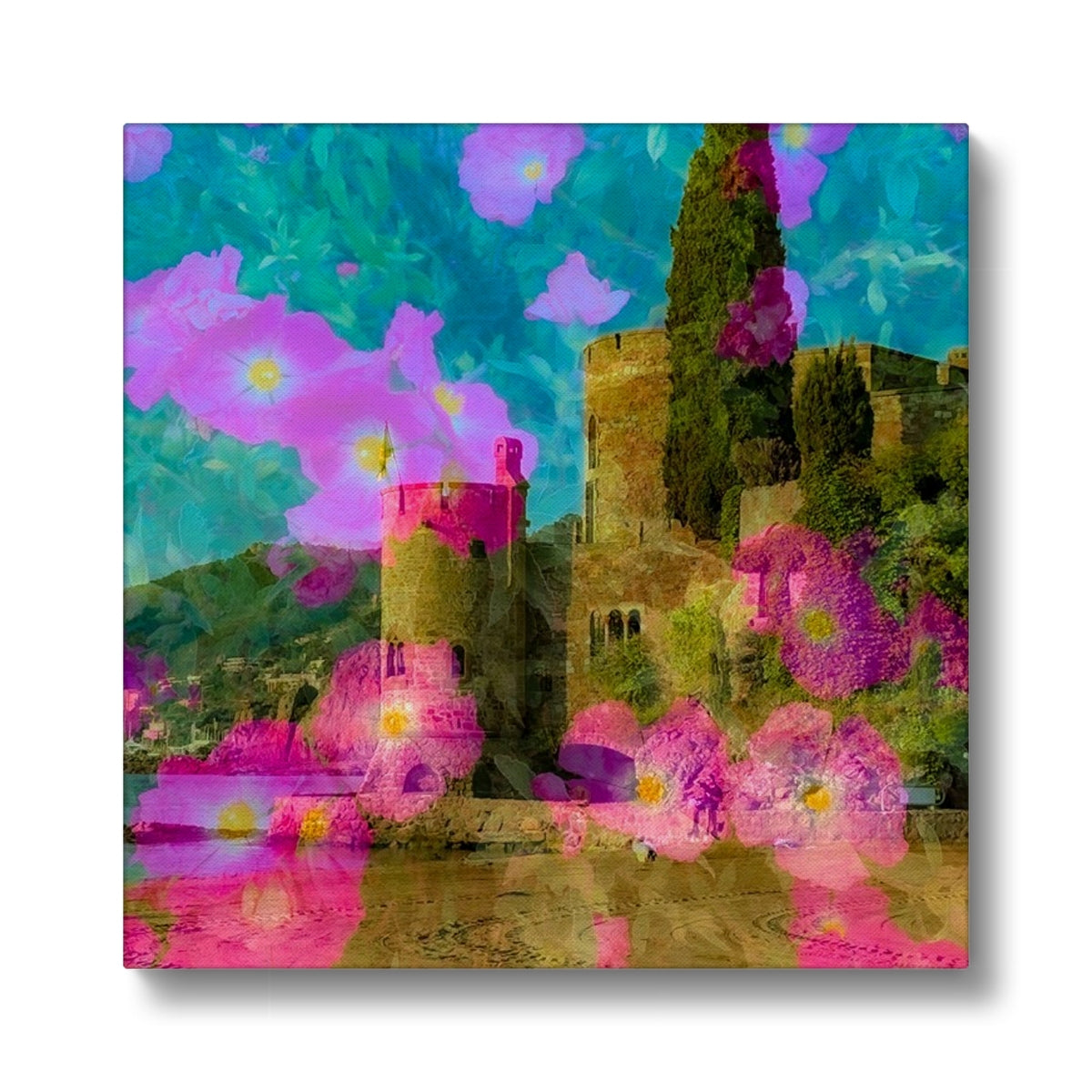 Theoule sur Mer castle - Canvas