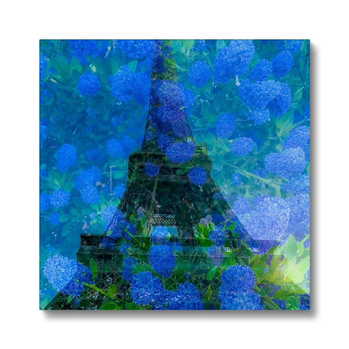 Tour Eiffel Bleue - Canvas