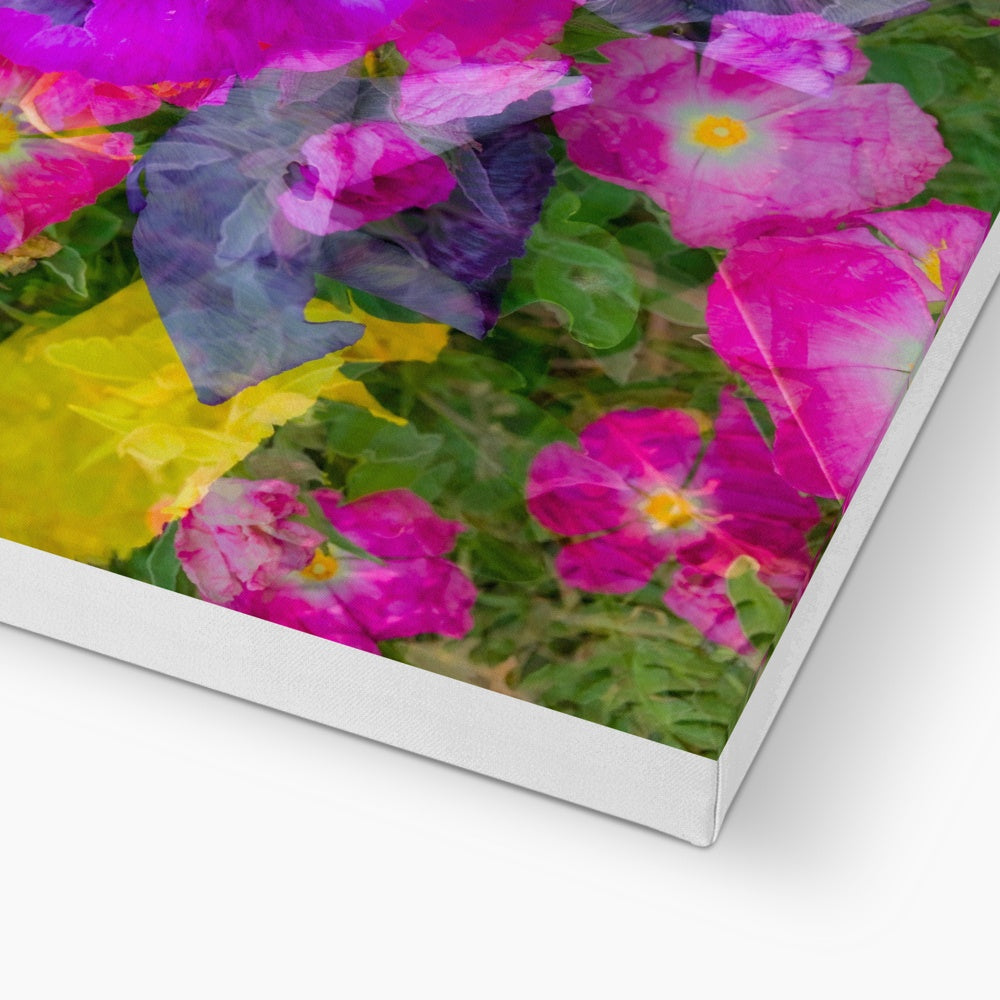 Flowers Purple - Canvas