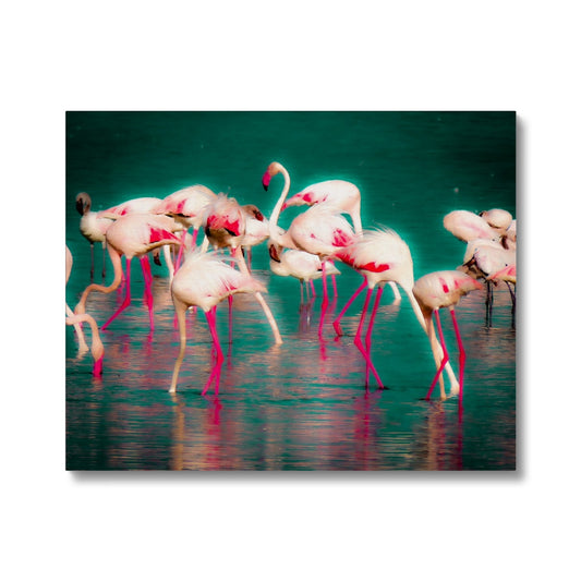 Flamingos 1 - Canvas