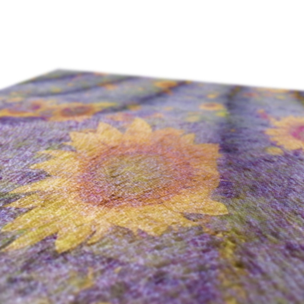 Lavander and Sun Flowers - Canvas