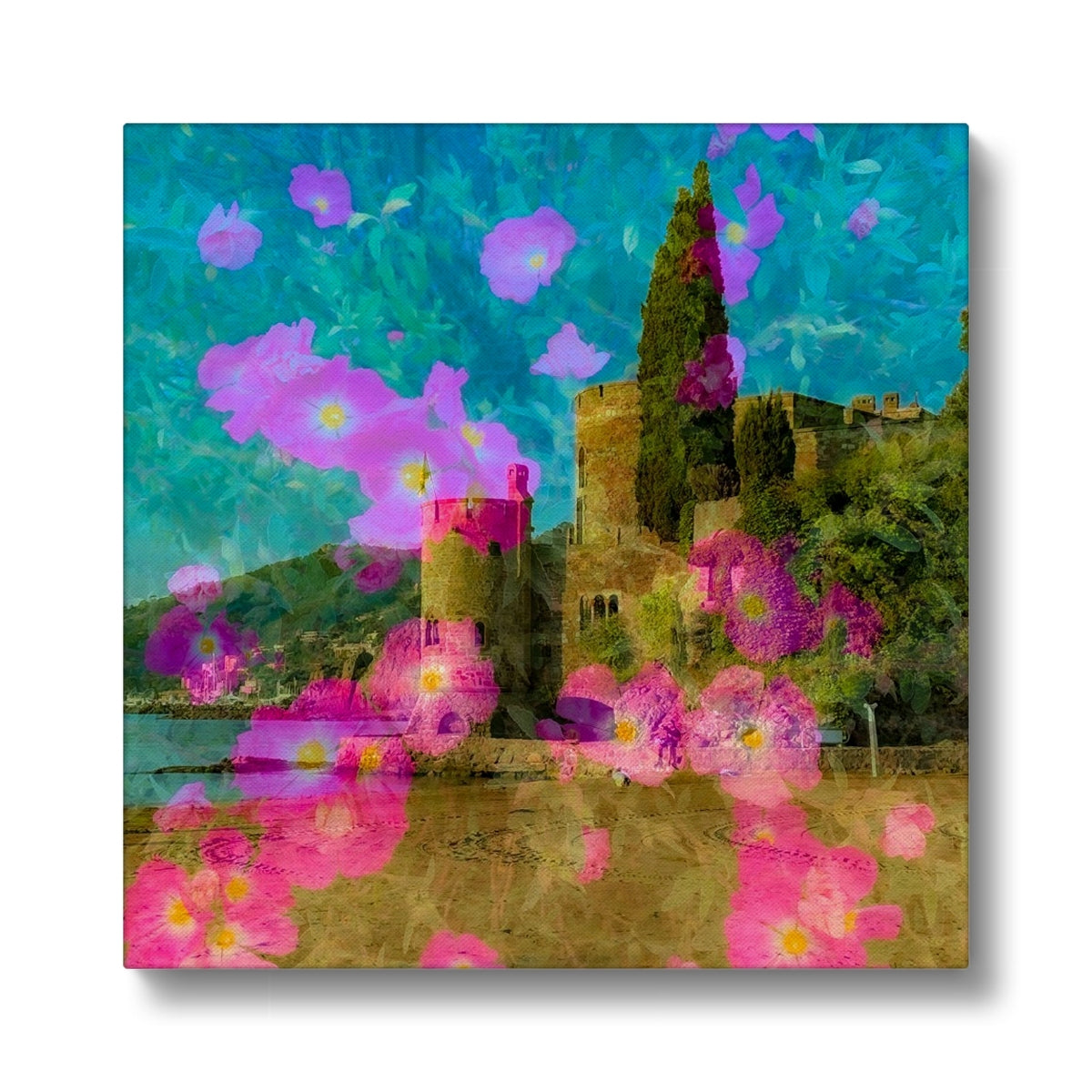 Theoule sur Mer castle - Canvas