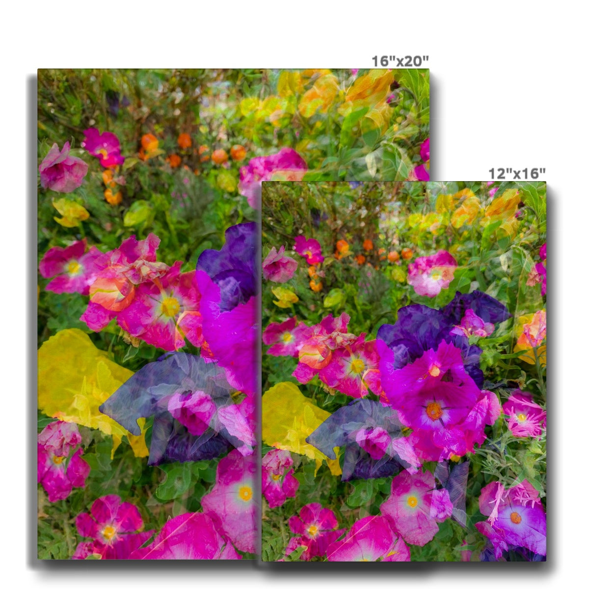 Flowers Purple - Canvas