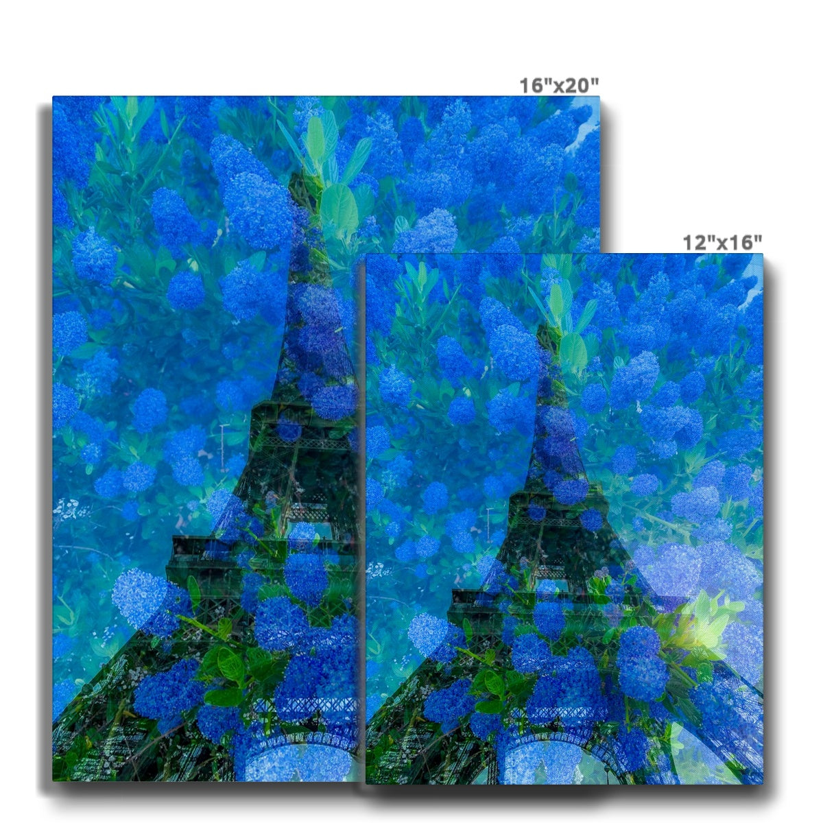 Tour Eiffel Bleue - Toile