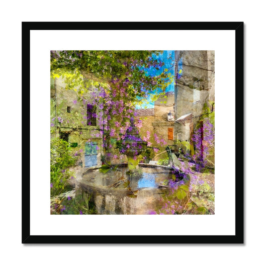 Flayosc village fountain - Framed