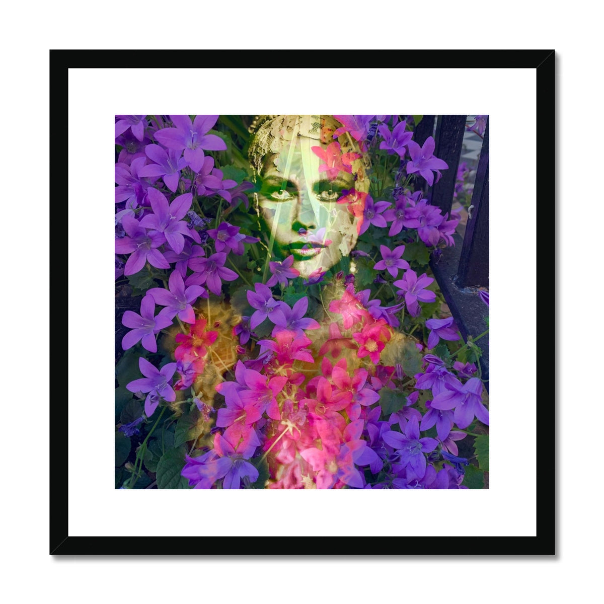 Woman Purple - Framed