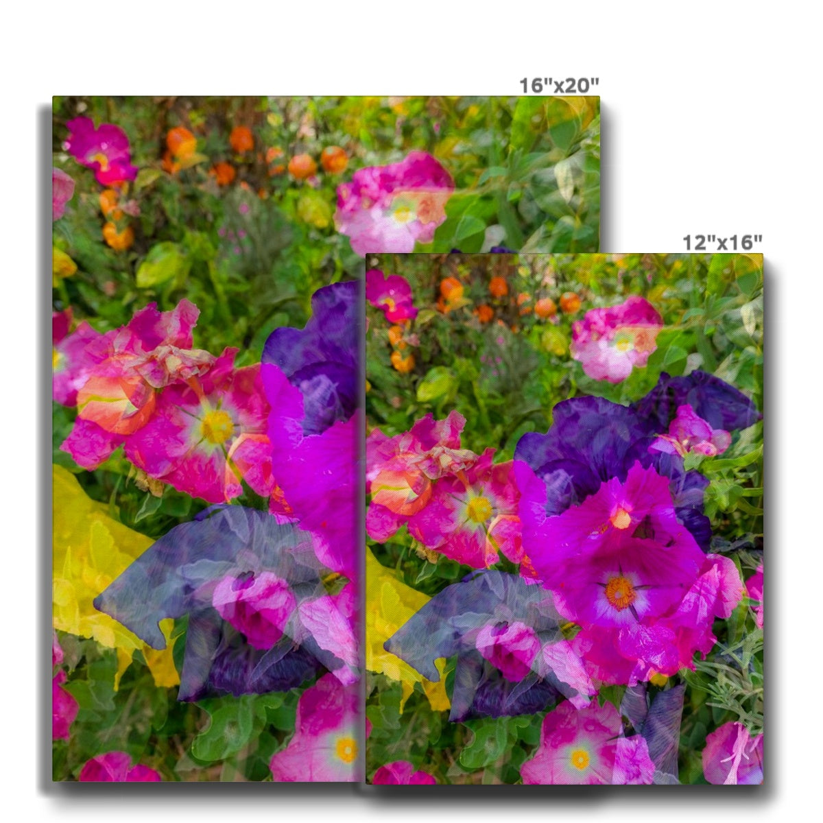 Flowers Purple - Canvas