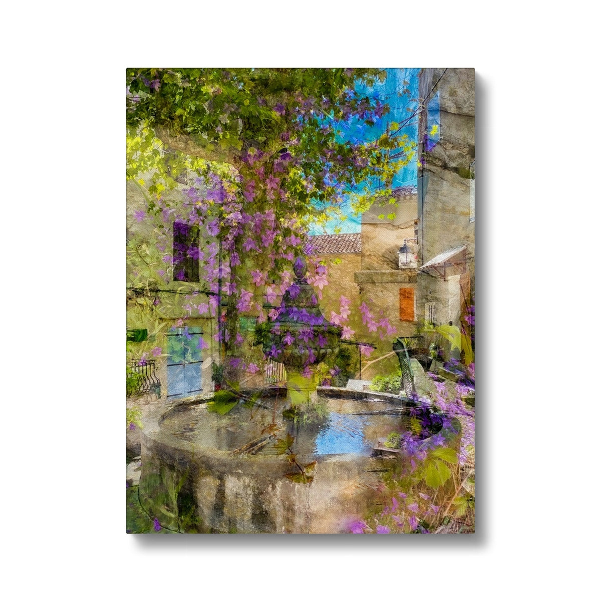 Flayosc village fountain - Canvas