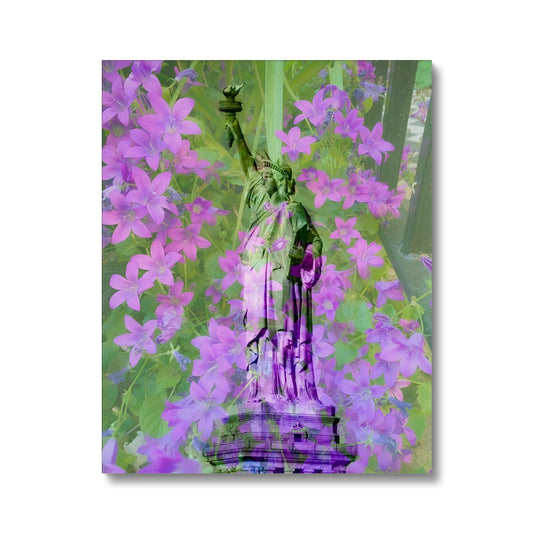 Staue of Liberty Purple - Canvas