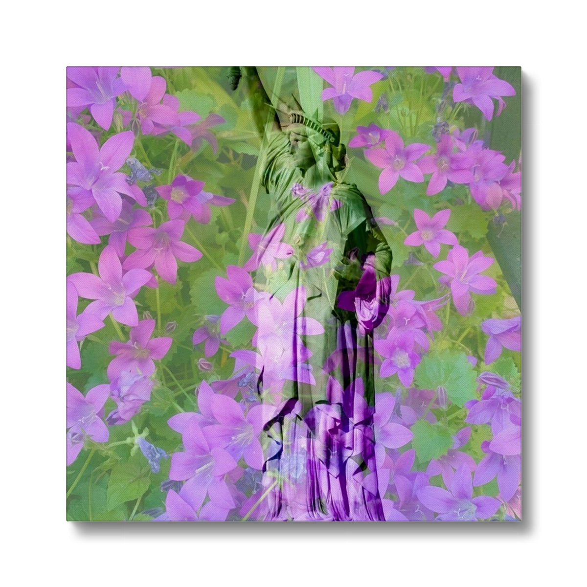 Staue of Liberty Purple - Canvas