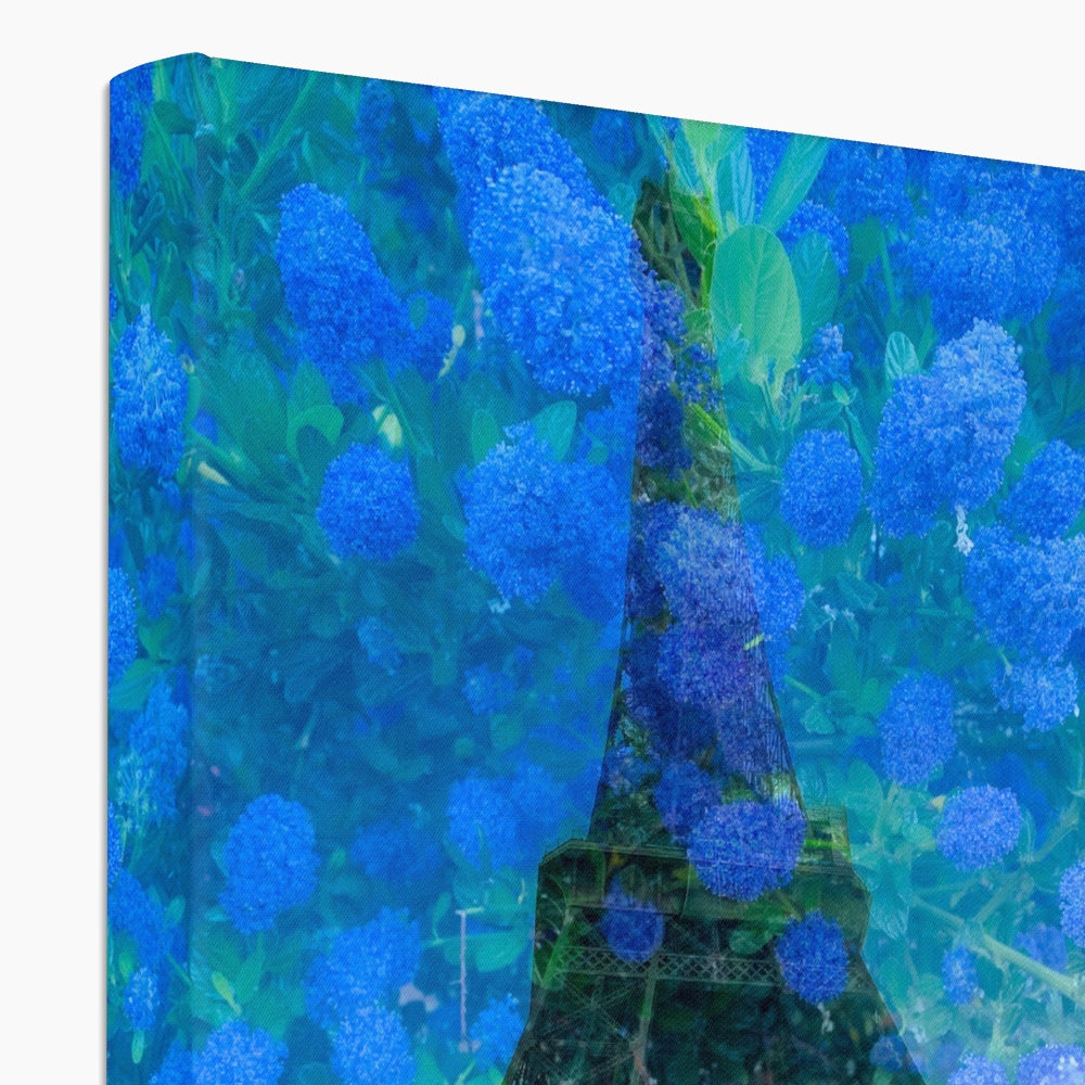 Tour Eiffel Bleue - Canvas