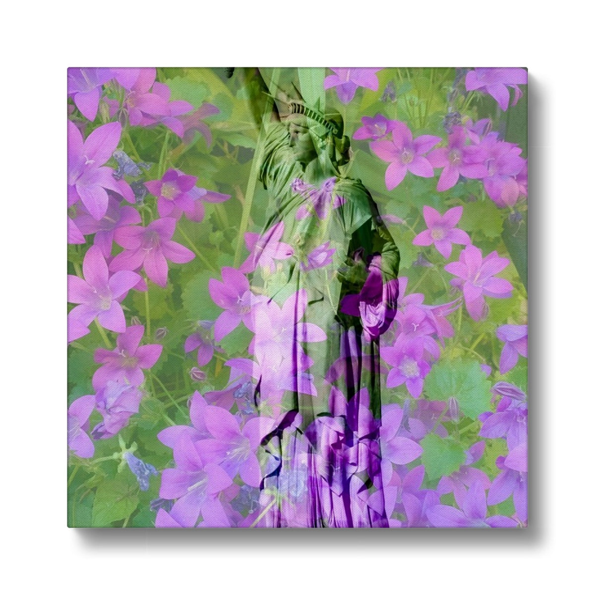 Staue of Liberty Purple - Canvas