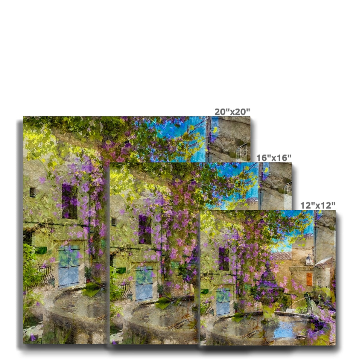 Flayosc village fountain - Canvas