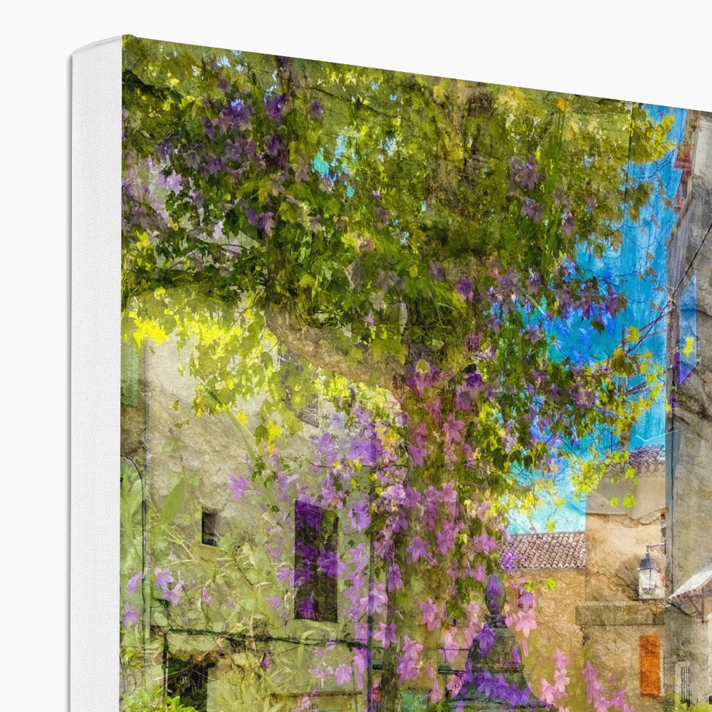 Flayosc village fountain - Canvas