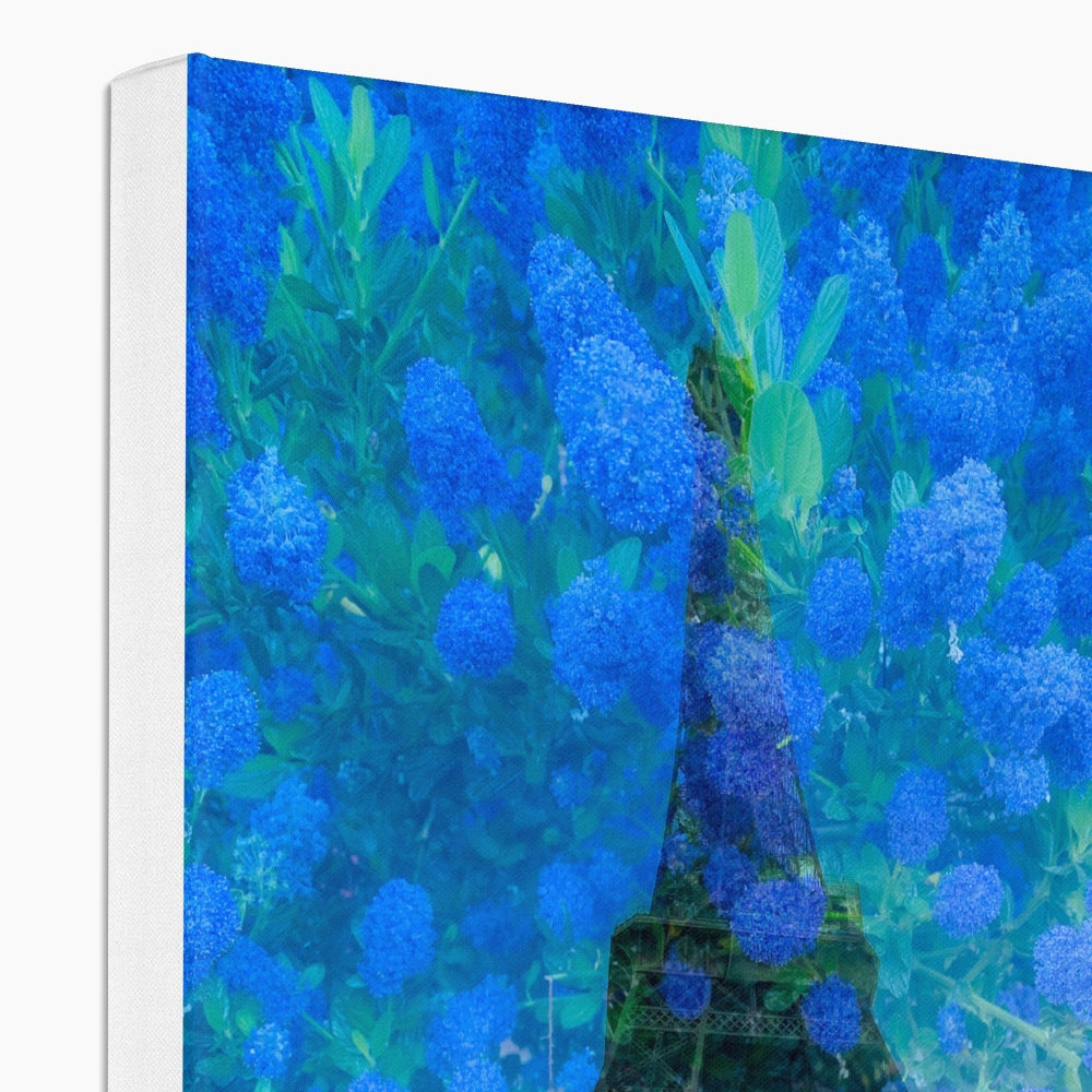 Tour Eiffel Bleue - Canvas