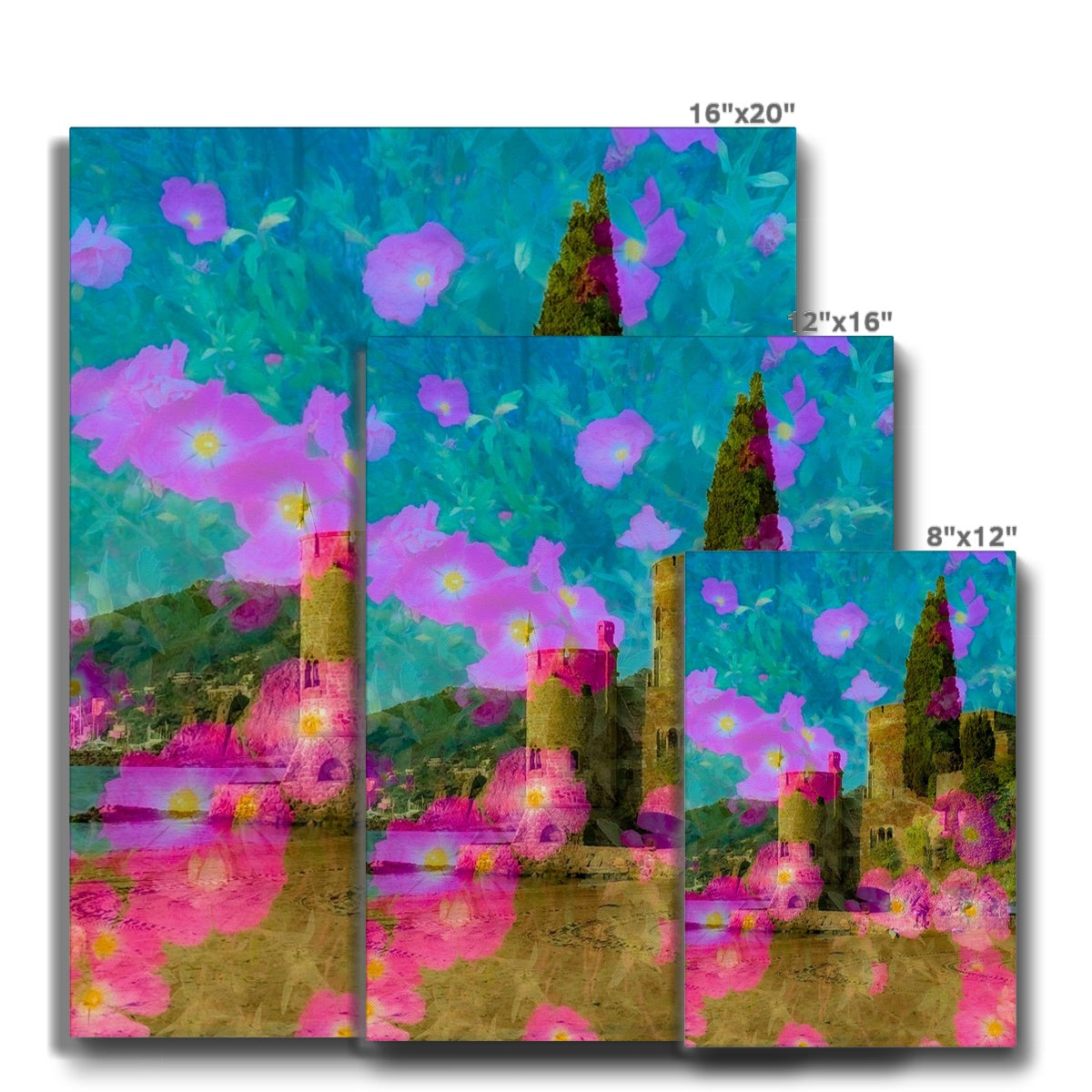 Theoule sur Mer castle - Canvas