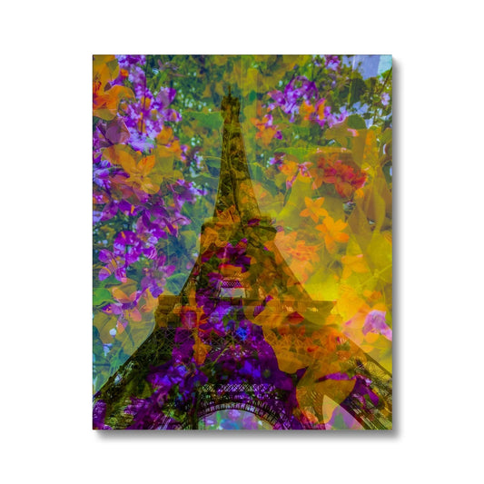 Tour Eiffel Orange - Canvas