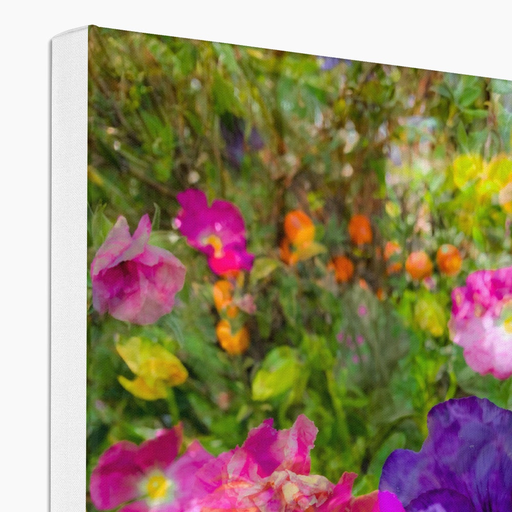 Flowers Purple - Canvas