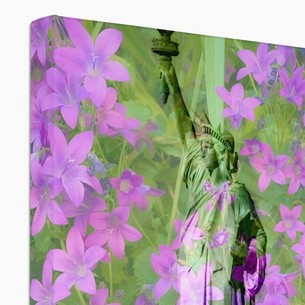 Staue of Liberty Purple - Canvas