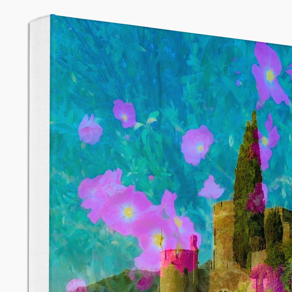 Theoule sur Mer castle - Canvas