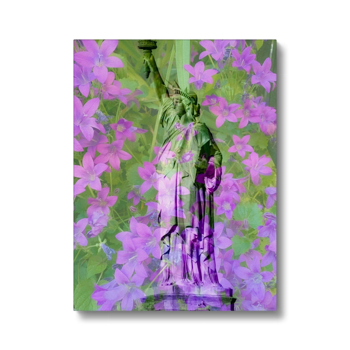 Staue of Liberty Purple - Canvas