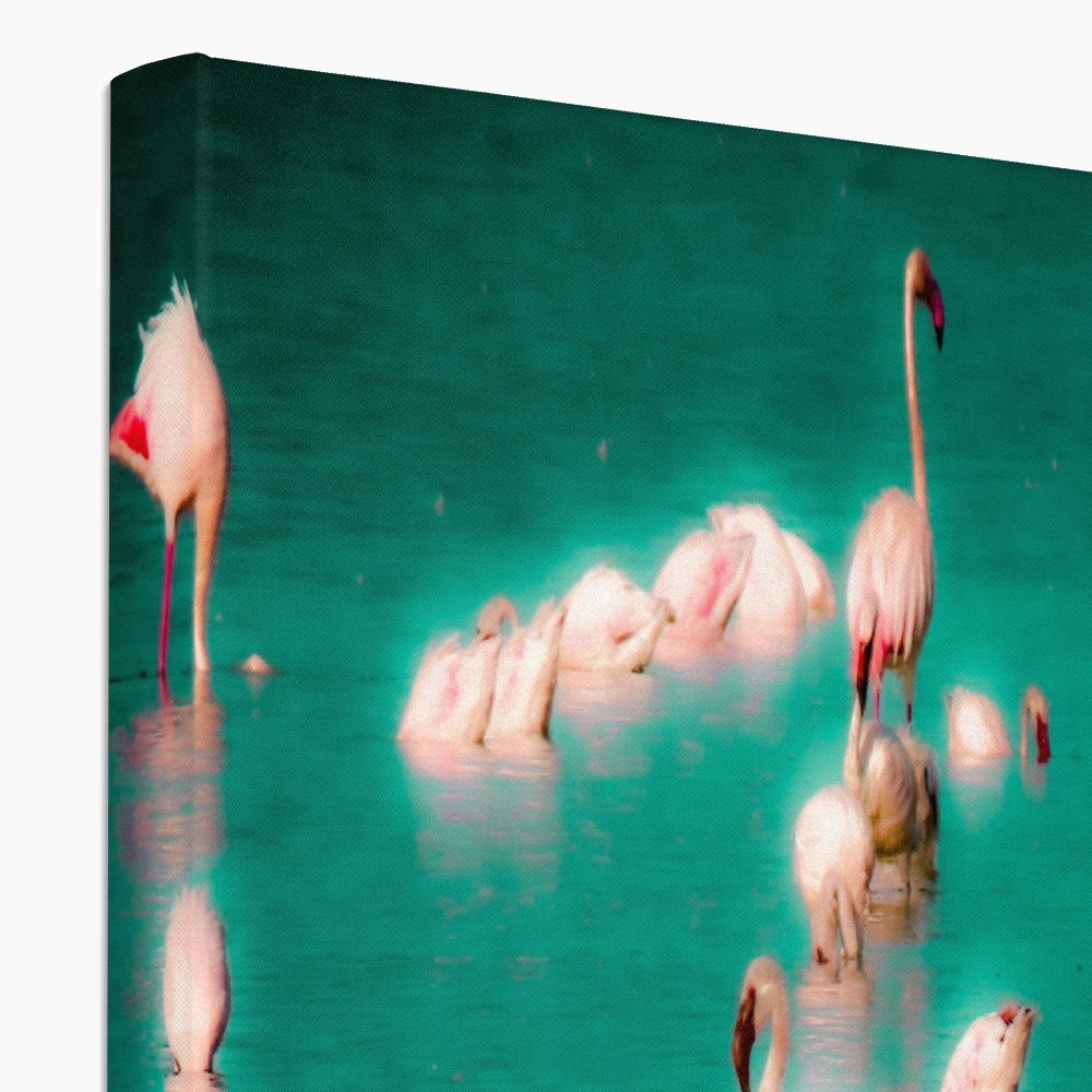 Flamingos 2 - Canvas