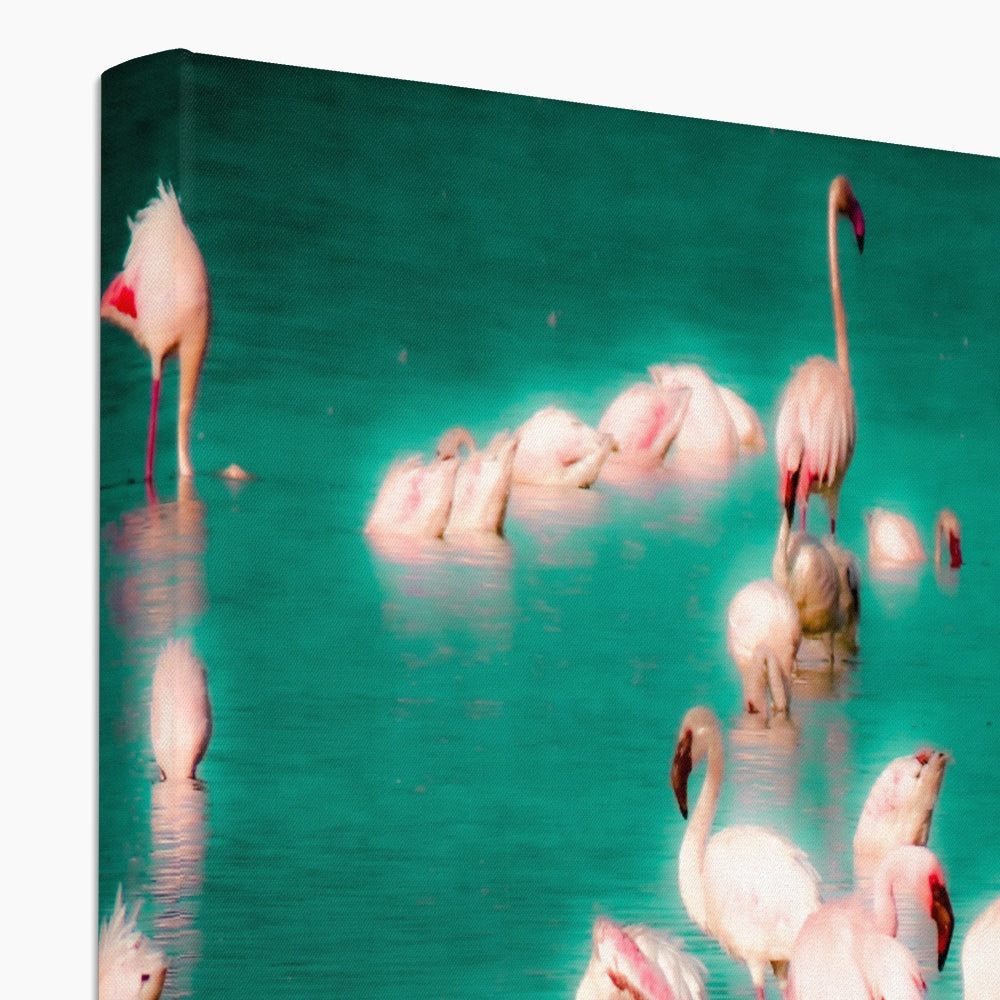 Flamingos 2 - Canvas