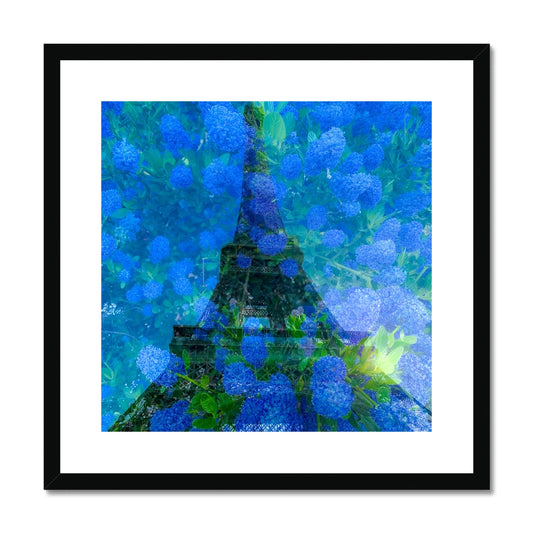 Tour Eiffel Bleue - Framed