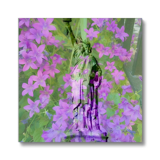 Staue of Liberty Purple - Canvas