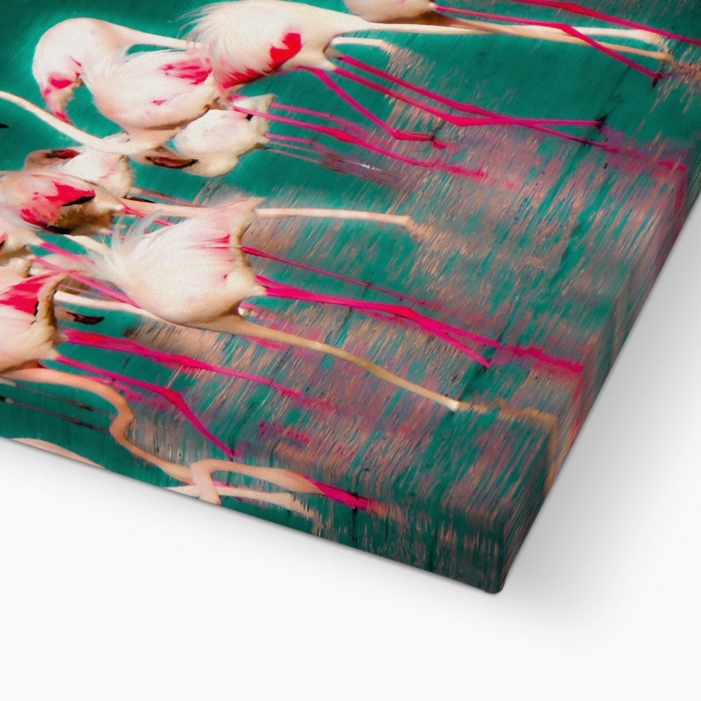 Flamingos 1 - Canvas