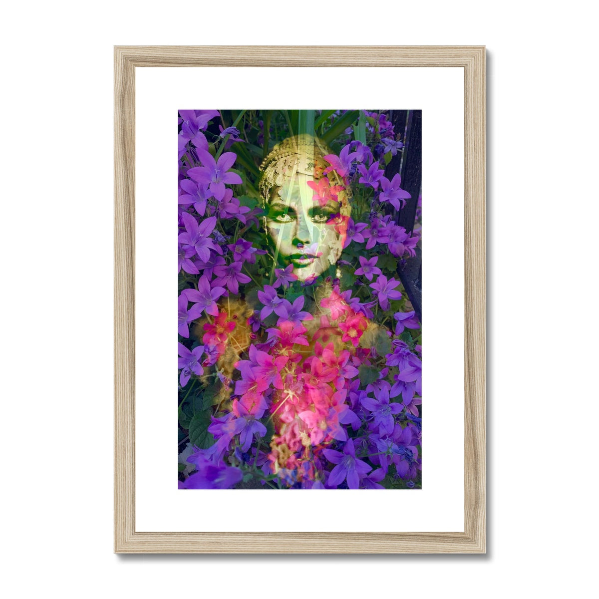 Woman Purple - Framed