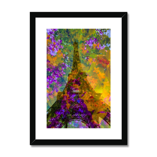 Tour Eiffel Orange - Framed
